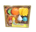 SET JUEGO COMIDA EN BANDEJA PIEZAS CON ABROJO COD 7477 MODEL 3