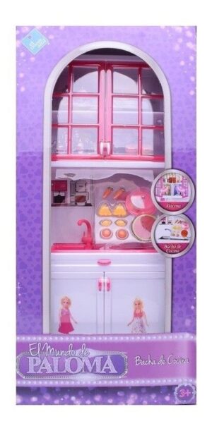 JUEGO BACHA DE COCINA EL MUNDO DE PALOMA COD 6574
