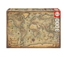 PUZZLE EDUCA X 3000 MAPA MUNDI COD 19567