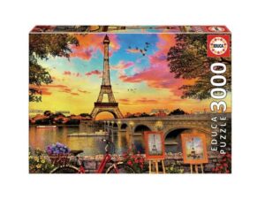 PUZZLE EDUCA X 3000 PUESTA DE SOL EN PARIS COD 17675