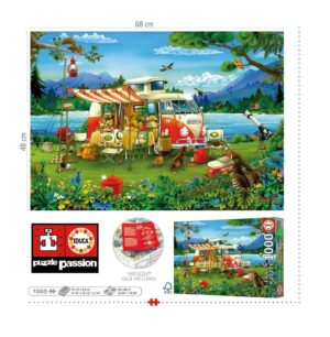 PUZZLE EDUCA X 1000 VACACIONES EN EL CAMPO COD 19922 - Imagen 3