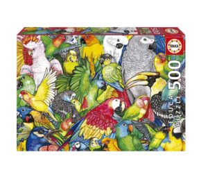 PUZZLE EDUCA X 500 ROMPECABEZAS LOROS COD 19547