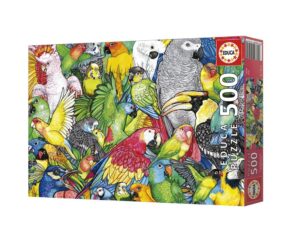 PUZZLE EDUCA X 500 ROMPECABEZAS LOROS COD 19547 - Imagen 3