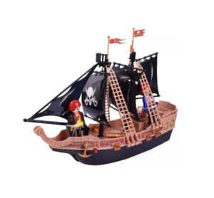 JUEGO SET BARCO PIRATA CON ACCESORIOS LUZ Y SONIDO COD 7718 - Imagen 2