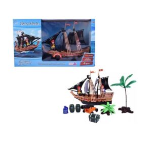 JUEGO SET BARCO PIRATA CON ACCESORIOS LUZ Y SONIDO COD 7718 - Imagen 4