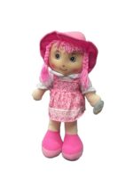 MUÑECA PEPONA DE TELA 50 CM PLUSHY COD IK007 ROSA