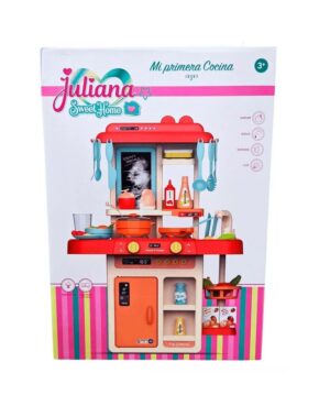 JULIANA MI PRIMERA COCINA LUZ Y SONIDO CON ACCESORIOS COD JUL067