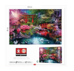 PUZZLE EDUCA X 3000 JARDIN JAPONES COD 19282 - Imagen 3