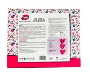 POPPI SET CORAZON MAQUILLAJE DE BELLEZA COD S21651 - Imagen 4