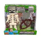 MUÑECO CON ACCESORIOS MY WORD CRAFT BLISTER COD 2600 MOD 3