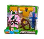MUÑECO CON ACCESORIOS MY WORD CRAFT BLISTER COD 2600 MOD 1