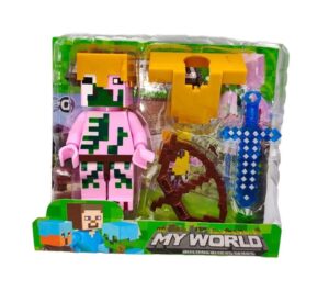 MUÑECO CON ACCESORIOS MY WORD CRAFT BLISTER COD 2600 MOD 1