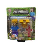 MUÑECO CON ACCESORIOS MY WORD CRAFT BLISTER COD 2600 MOD 4