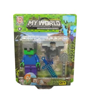 MUÑECO CON ACCESORIOS MY WORD CRAFT BLISTER COD 2600 MOD 5