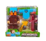 MUÑECO CON ACCESORIOS MY WORD CRAFT BLISTER COD 2600 MOD 2
