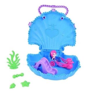 MUNECA SIRENA EN VALIJA FORMA DE OSTRA CON ACC COD 7680 - Imagen 4