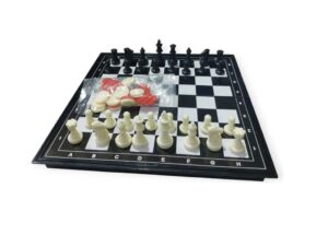JUEGO DE MESA 2 EN 1 AJEDREZ Y DAMAS LETS PLAY E006 - Imagen 2