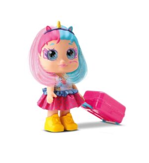 MUÑECA DIVER SURPRISE  VAMOS DE VIAJE COD DIV126 VALIJA ROSA - Imagen 2