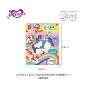 JULIANA UNICORNS SQUISHIES CREARTE COLOREA Y APRIETA COD JUL122 - Imagen 5