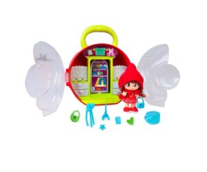 PINYPON TALES MUÑECA PRINCESA DE CUENTOS VALIJA COD 82000 CAPERUSITA - Imagen 2
