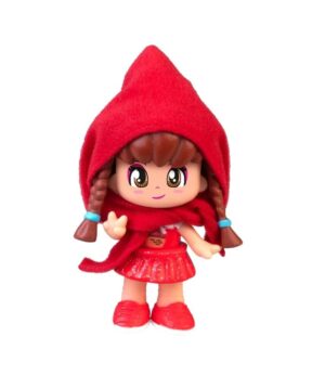 PINYPON TALES MUÑECA PRINCESA DE CUENTOS VALIJA COD 82000 CAPERUSITA - Imagen 3