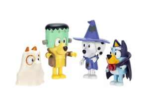 SET BLUEY FIGURAS ARTICULADAS X 4 HALLOWEEN COD 17653 - Imagen 2