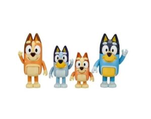 SET BLUEY FIGURAS ARTICULADAS X 4 VOYAGE EN FAMILLE COD 17653 - Imagen 2