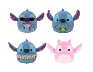 PELUCHE SQUISHMALLOWS DISNEY STITCH 16 CM COD 01125 FLORES - Imagen 3