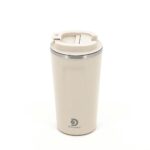 VASO TERMICO DISCOERY 500 ML CON TAPA ACERO INOX COD 18493 BEIGE