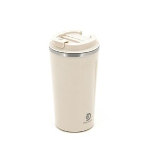 VASO TERMICO DISCOERY 500 ML CON TAPA ACERO INOX COD 18493 BEIGE - Imagen 2