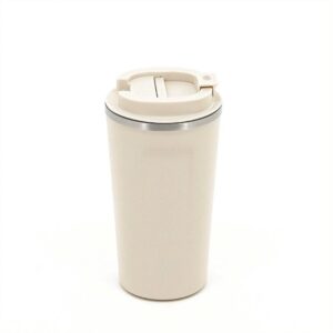 VASO TERMICO DISCOERY 500 ML CON TAPA ACERO INOX COD 18493 BEIGE - Imagen 4