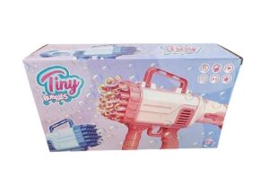BURBUJERO TINY A PILA BURBUJAS DIVERTIDAS  COD 55050 ROSA