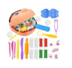 MASA DENTISTA PLASTI KIDS MULTICOLOR CON ACCESORIOS COD 55149 - Imagen 2