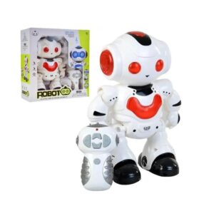 ROBOT BAILARIN RADIO CONTROL CON LUZ Y SONIDO COD 55623 ROJO - Imagen 5