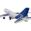 AVION DE PASAJEROS AIRBUS A380 CON LUZ Y SONIDO 40 CM COD 55778 - Imagen 4