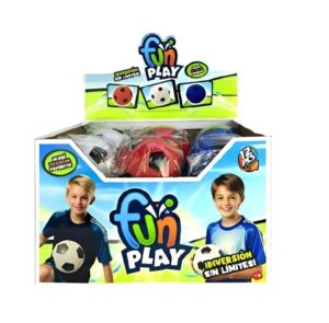 PELOTA ANTIESTRES FUN PLAY SURTIDOS  COD 55249 AMARILLO - Imagen 2