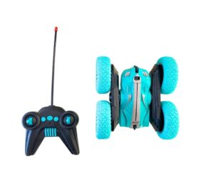 AUTO RADIO CONTROL TWISTER GIRO 360 CARGA USB COD 55098 TURQUEZA - Imagen 2