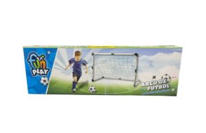 SET ARCO DE FUTBOL INFLADOR Y PELOTA FUN PLAY COD 51122