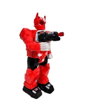SUPER ROBOT CON MOVIMIENTO LUZ Y SONIDO 38 CM COD 54942 ROJO - Imagen 3