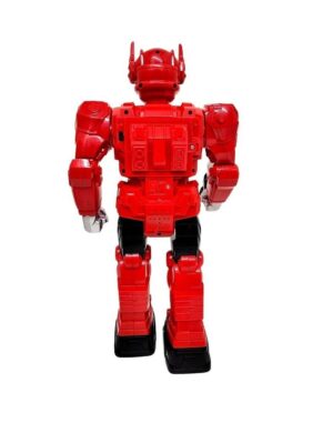 SUPER ROBOT CON MOVIMIENTO LUZ Y SONIDO 38 CM COD 54942 ROJO - Imagen 4