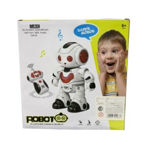 ROBOT BAILARIN RADIO CONTROL CON LUZ Y SONIDO COD 55623 AZUL - Imagen 3