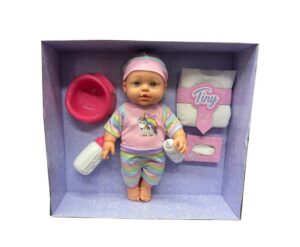 TINY BABY HORA DE HACER PIPI VAMOS A JUGAR COD 53729 BELU ROSA - Imagen 2