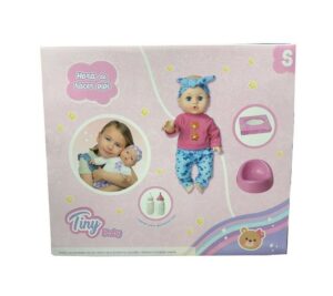 TINY BABY HORA DE HACER PIPI VAMOS A JUGAR COD 53729 BELU ROSA - Imagen 3