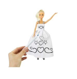 MUÑECA TINY PINTA SU VESTIDO DALE TU ESTILO COD 55035 CORAZONES - Imagen 3