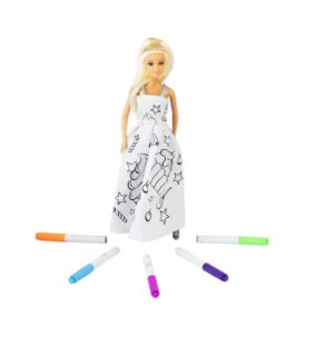 MUÑECA TINY PINTA SU VESTIDO DALE TU ESTILO COD 55035 CUPCAKE - Imagen 2