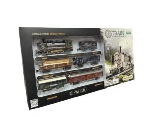 SET TREN CON PISTA VINTAGE TRAIN LUZ Y SONIDO COD 2918 - Imagen 2