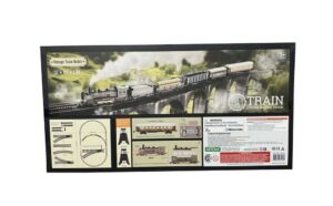 SET TREN CON PISTA VINTAGE TRAIN LUZ Y SONIDO COD 2918 - Imagen 3