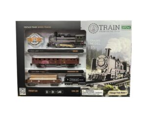 SET TREN CON PISTA VINTAGE TRAIN LUZ Y SONIDO COD 2917