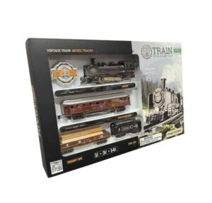 SET TREN CON PISTA VINTAGE TRAIN LUZ Y SONIDO COD 2917 - Imagen 2