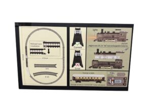 SET TREN CON PISTA VINTAGE TRAIN LUZ Y SONIDO COD 2917 - Imagen 4